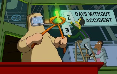 Radioaktyvus elementas (Stopkadras iš animacinio serialo "Simpsonai")