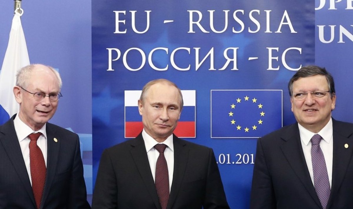 H. Van Rompuy, V. Putinas ir J. M. Barroso