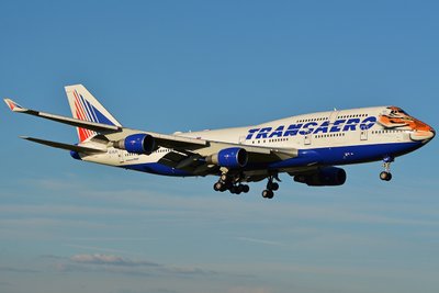 Transaero priklausęs Boeing 747. 	Dmitry Petrov nuotr.