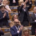 Europos Parlamentas atvykusį Zelenskį pasitiko ovacijomis
