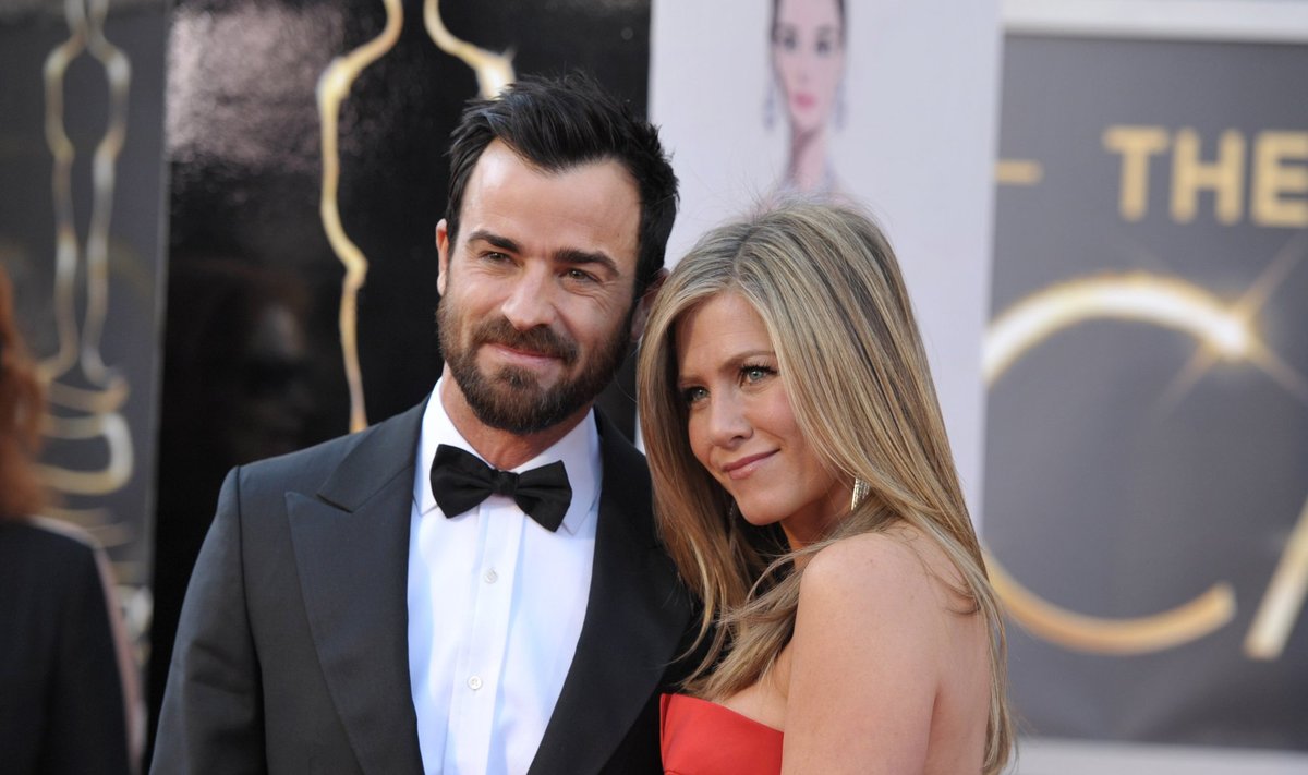 Justin Theroux ir Jennifer Aniston