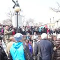Vladivostoke vykusioje demonstracijoje prieš korupciją protestavo apie 700 žmonių