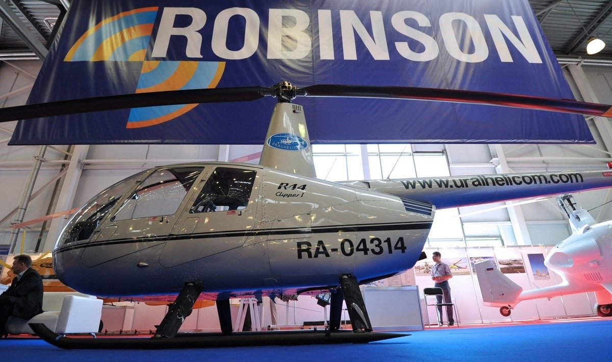 Sraigtasparnis „Robinson R44"