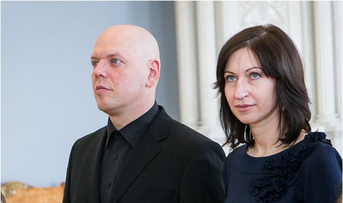 Gabrielius Liaudanskas-Svaras ir jo žmona Rima