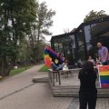 Lithuanians flood their country with hundreds of rainbow flags as police investigate homophobic arson attacks