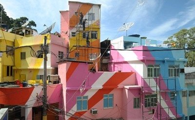 Rio de Žaneiras, Brazilija. favelapainting.com nuotr.