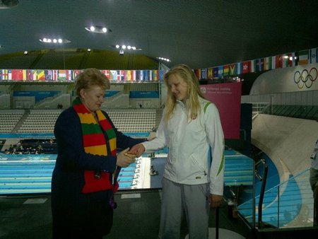 Dalia Grybauskaitė ir Rūta Meilutytė