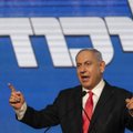 Izraelio premjeras Netanyahu skelbia laimėjęs parlamento rinkimus