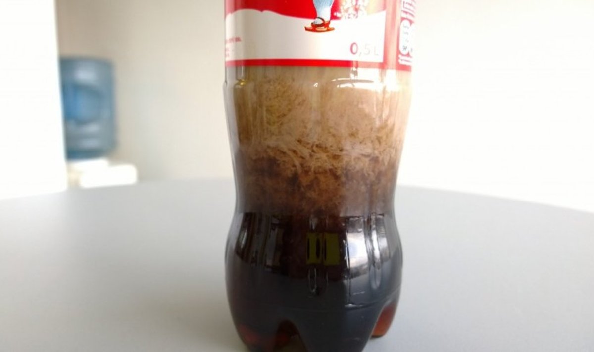 „Coca cola" ir pieno „kokteilis"