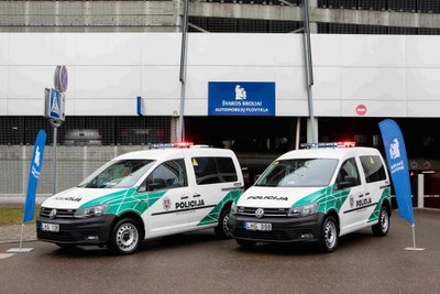 Dalis Vilniaus policijos automobilių bus nemokamai dezinfekuoti