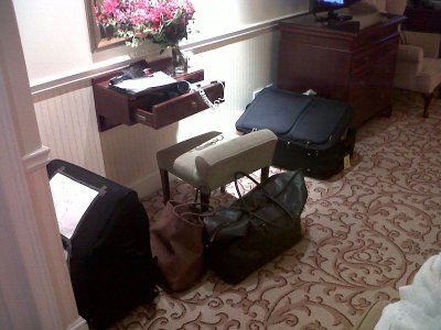Ievos Gervinskaitės viešbučio kambarys