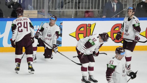 Šeimininkų fiasko: Latvijos rinktinė liko už pasaulio čempionato ketvirtfinalių borto