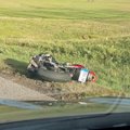 Kraupi avarija Alytaus rajone – žuvo motociklininkas
