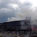 Vilniuje, prekybos ir pramogų centre kilo gaisras