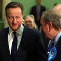 Britų premjeras numalšino pirmąjį euroskeptikų partiečių maištą