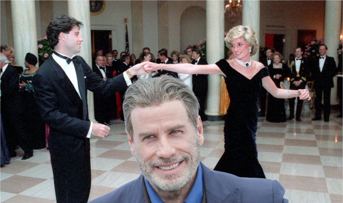 Princesė Diana ir Johnas Travolta