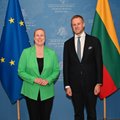 Глава МИД Литвы на встрече с еврокомиссаром: нужно скорее принять пакеты санкций в отношении России и Беларуси