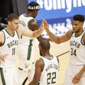 Po pralaimėjimo Niujorke – kerštas Majamyje: „Bucks“ pasiekė naują NBA tritaškių rekordą