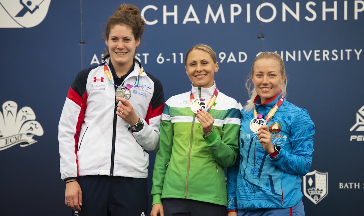 Laura Asadauskaitė-Zadneprovskienė iškovojo Europos čempionato auksą („Pentathlon GB“ nuotr.)