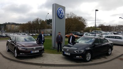 "Volkswagen" atstovai