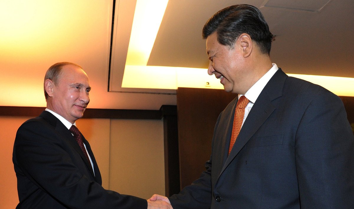 BRICS susitikimas Brazilijoje: V. Putinas ir Xi Jinping