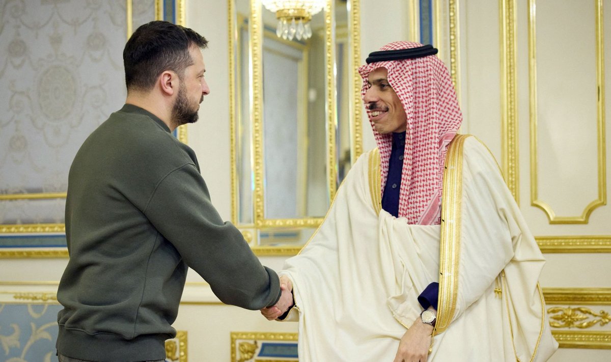Volodymyras Zelenskis Saudo Arabijoje