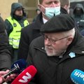 Prof. Vytautas Landsbergis apie švilpimą: kokie čia žmonės? Fašistai ir „Jedinstvo“