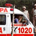 Nelaimė Pietų Pakistane: greitkelyje užsidegus mikroautobusui žuvo mažiausiai 15 žmonių