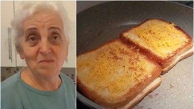 Močiutė rekomenduoja: itin lengvai pagaminamas kepto sūrio sumuštinis
