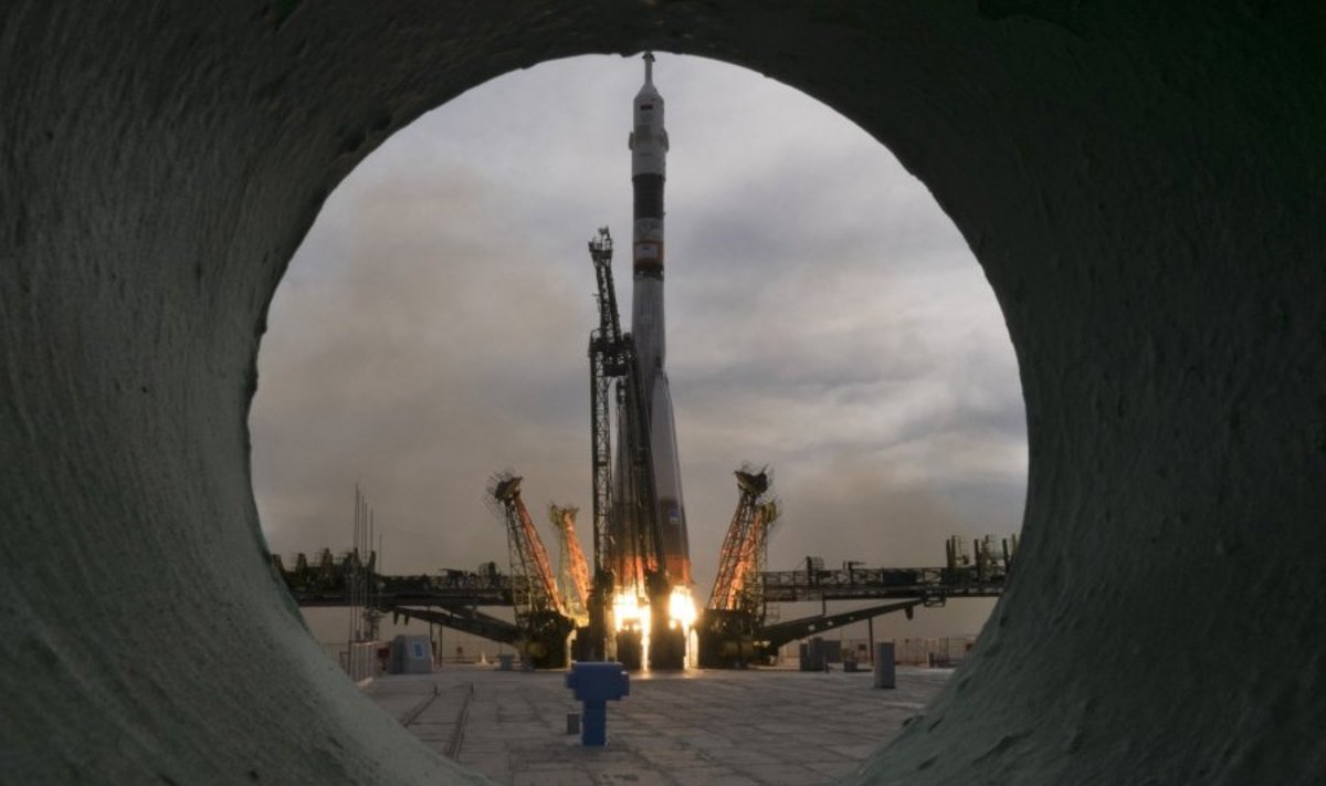 "Sojuz" raketos startas