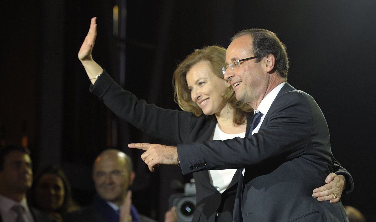 Švenčiama Francois Hollande'io pergalė 