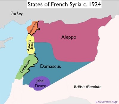 Prancūzų Sirija 1924 m.