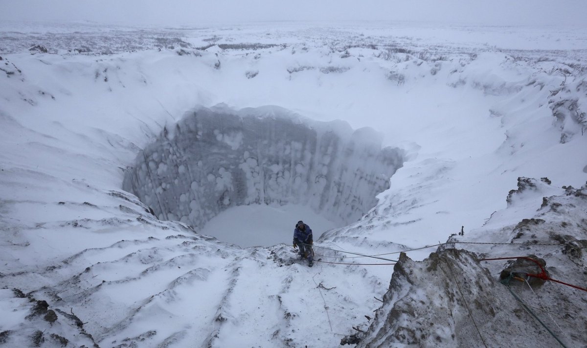Paslaptingi krateriai Sibire