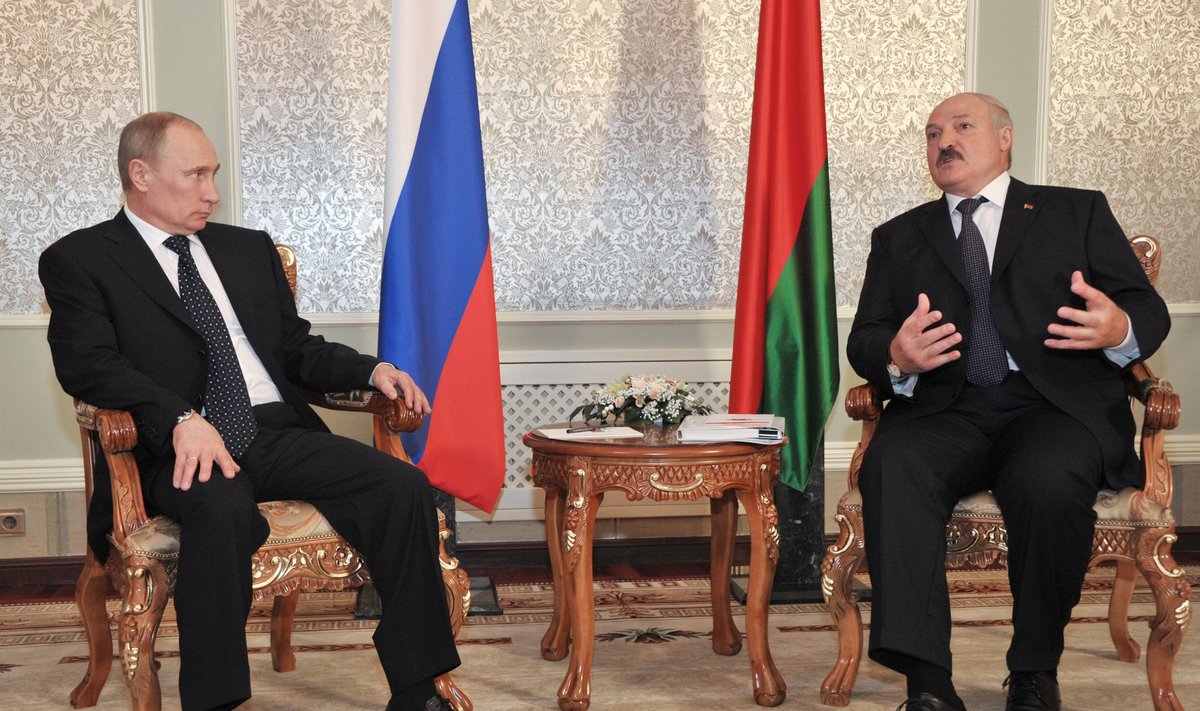 Vladimiras Putinas ir Aleksandras Lukašenka