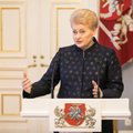 After meeting Seimas board, Grybauskaitė gives evaluation of election results