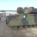 Тяжелая военная техника прибыла в Литву из Нидерландов