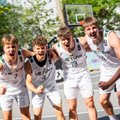 Lietuvos vaikinų 3x3 krepšinio rinktinė pergalingai pradėjo EJOF varžybas