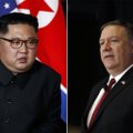 Pompeo juokelis Kim Jong Unui: nebūčiau prieš tave nugalabyti