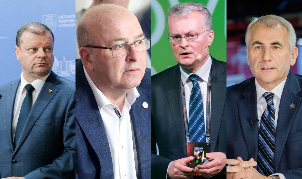 Skvernelis, Matijošaitis, Nausėda, Ušackas