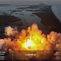 Galingiausios pasaulio raketos paleidimas į dangų baigėsi sprogimu