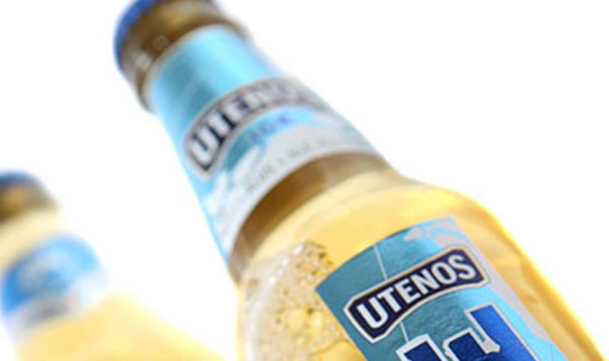 „Utenos Ice“ ir „Kalnapilio Ice“ alaus buteliai