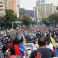Antradienį tūkstančiai Venesuelos gyventojų išėjo protestuoti į sostinės Karakaso gatves