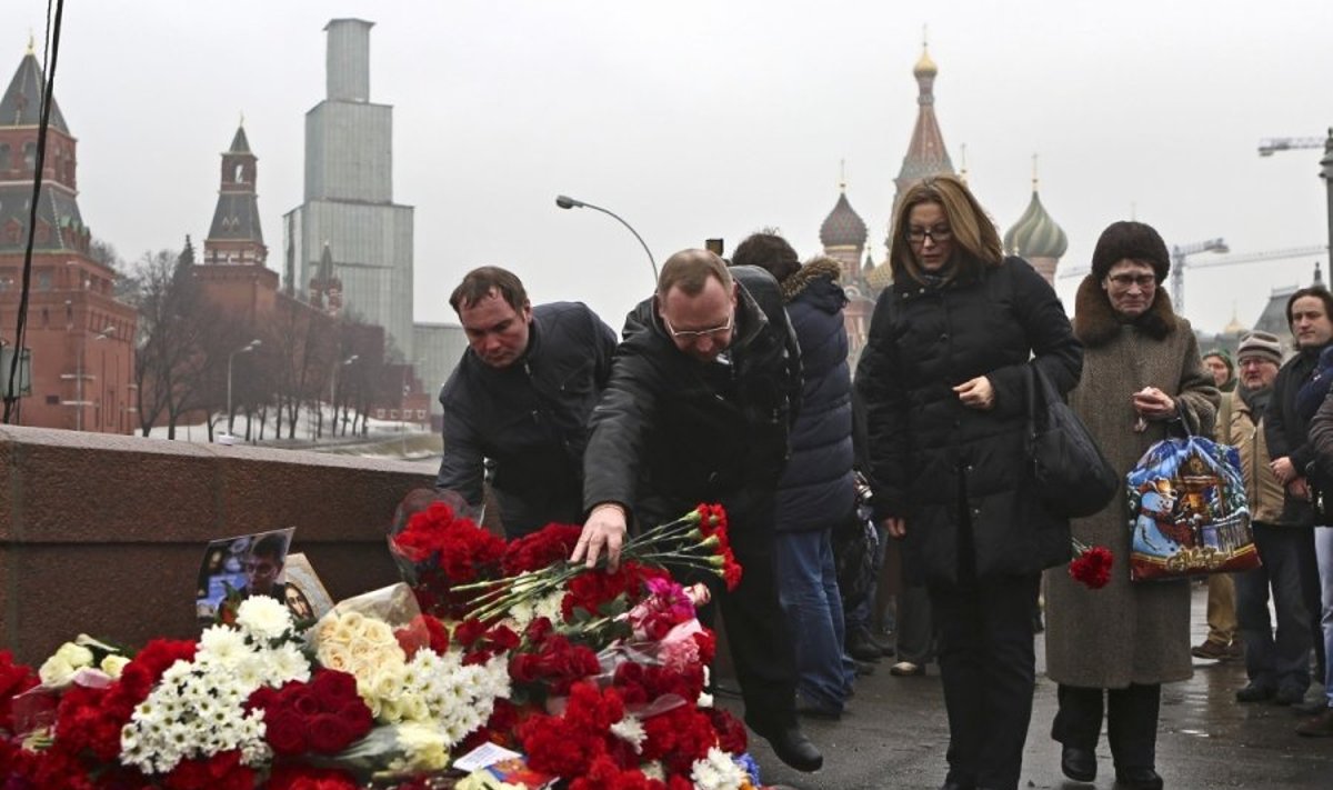 Šeštadienio naktį Maskvos centre nušautas Borisas Nemcovas