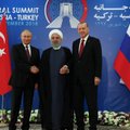 Rusijos, Turkijos ir Irano lyderiai derėjosi dėl bendradarbiavimo Sirijoje