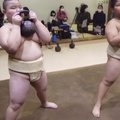 Tėvo griežtai treniruojamas 10-metis sumo čempionas skina laurus