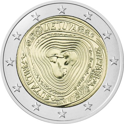 2 eurų moneta