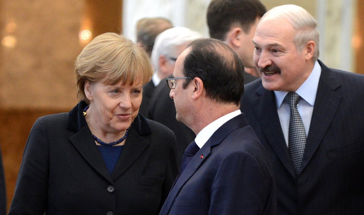 Angela Merkel, Aliaksandras Lukašenka