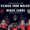 „Monte Clark Cup“ amerikietiškojo futbolo taurės rungtynės: „Iron Wolves“ - „Zubrs“