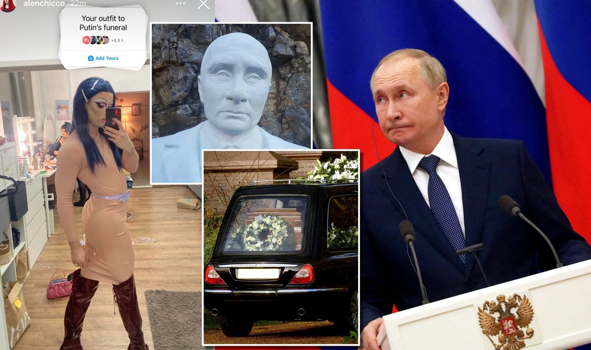Tomas Alenčikas-Alen Chicco, Vladimiras Putinas, asociatyvios nuotraukos / Instagram, Vida press nuotr.