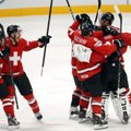 Pasaulio ledo ritulio čempionate šveicarai sensacingai nugalėjo Kanados rinktinę
